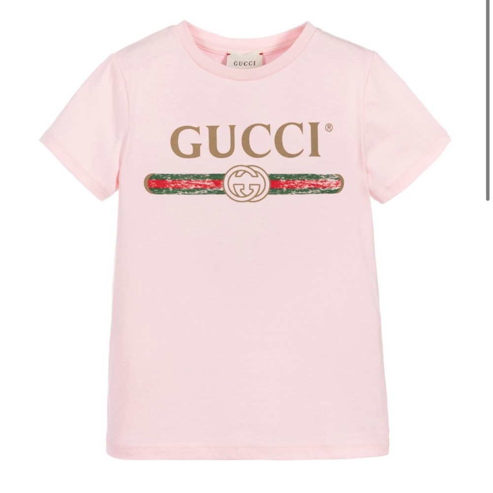 Pink Gucci T-shirt